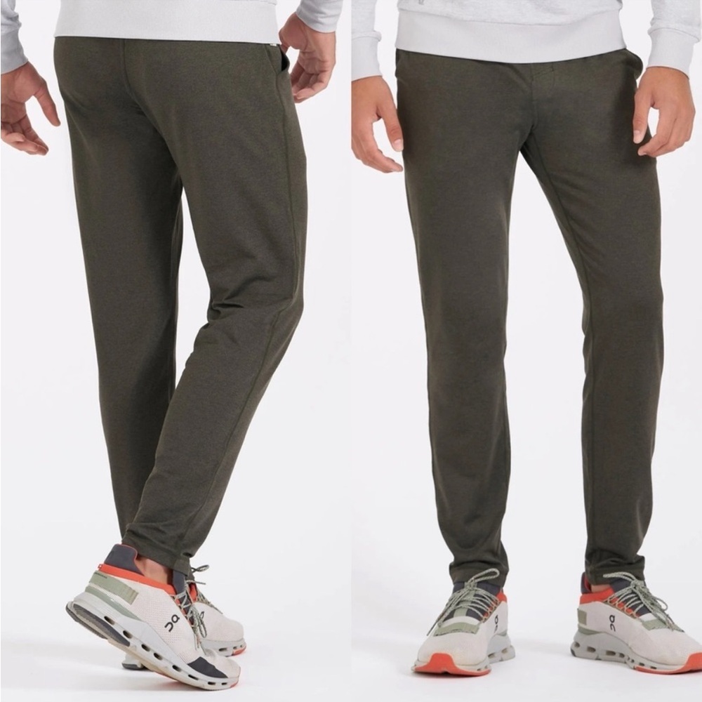 Vuori Ponto Performance Men's DreamKnit Pants in Oregano‎ Heather Sz S